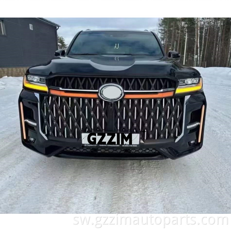 Mbele mpya ya kuwasili na nyuma ya mwili wa kit kwa Land Cruiser LC300 LC300-Max